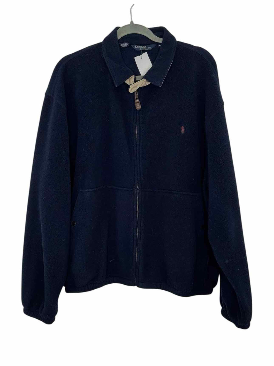 Polo Size XL Navy Pre-Owned Fleece- Mens