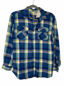 LL Bean Size Small Blue Plaid Pre-Owned Shirt- Ladies