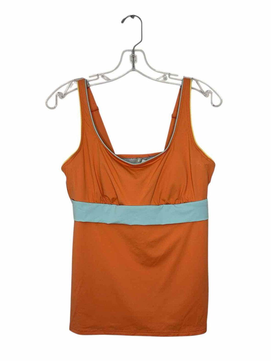 Lands End Size 12 Orange Pre-Owned Bathing Suit- Ladies