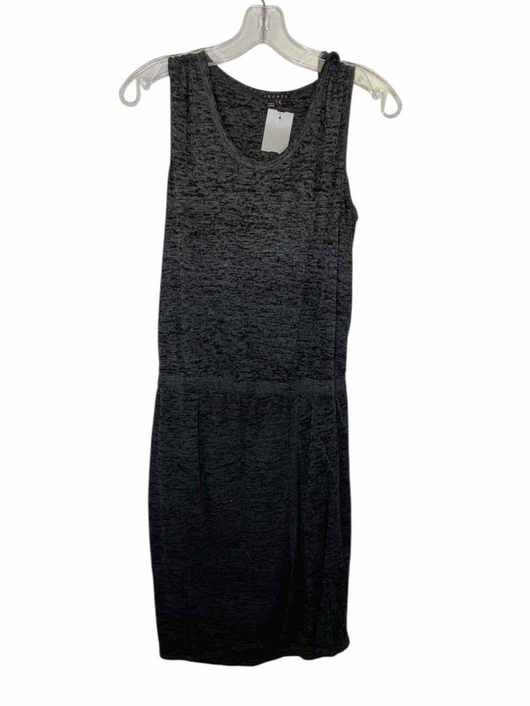 Theory Size Small Charcoal Pre-Owned Dress- Ladies