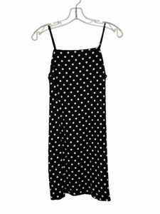 Monteau Size Small Black Print Pre-Owned Dress- Ladies
