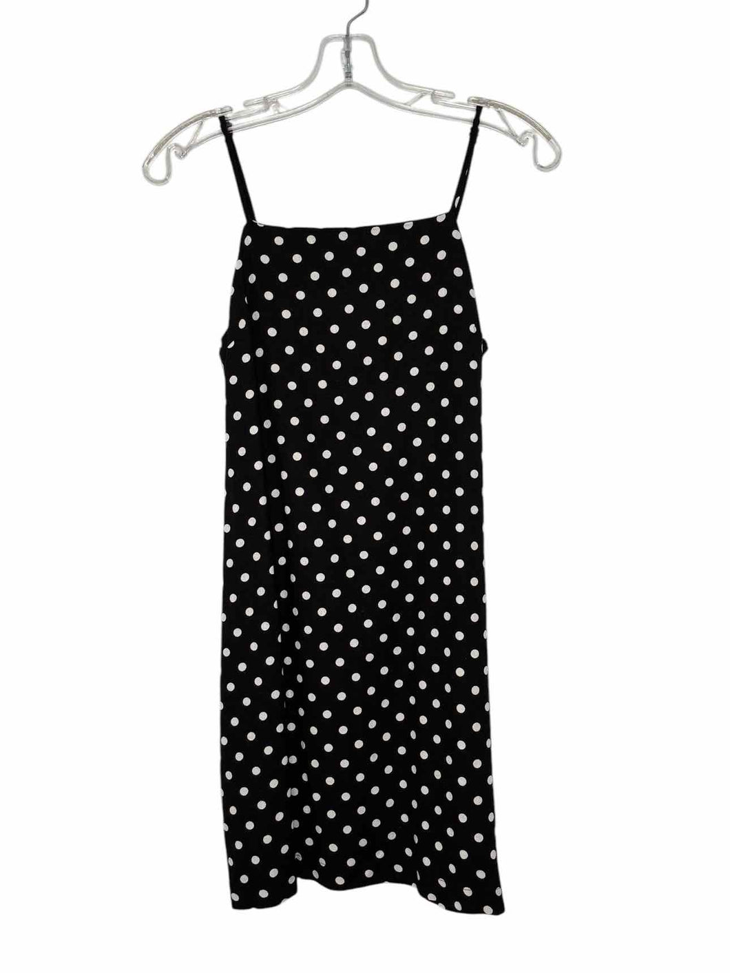 Monteau Size Small Black Print Pre-Owned Dress- Ladies