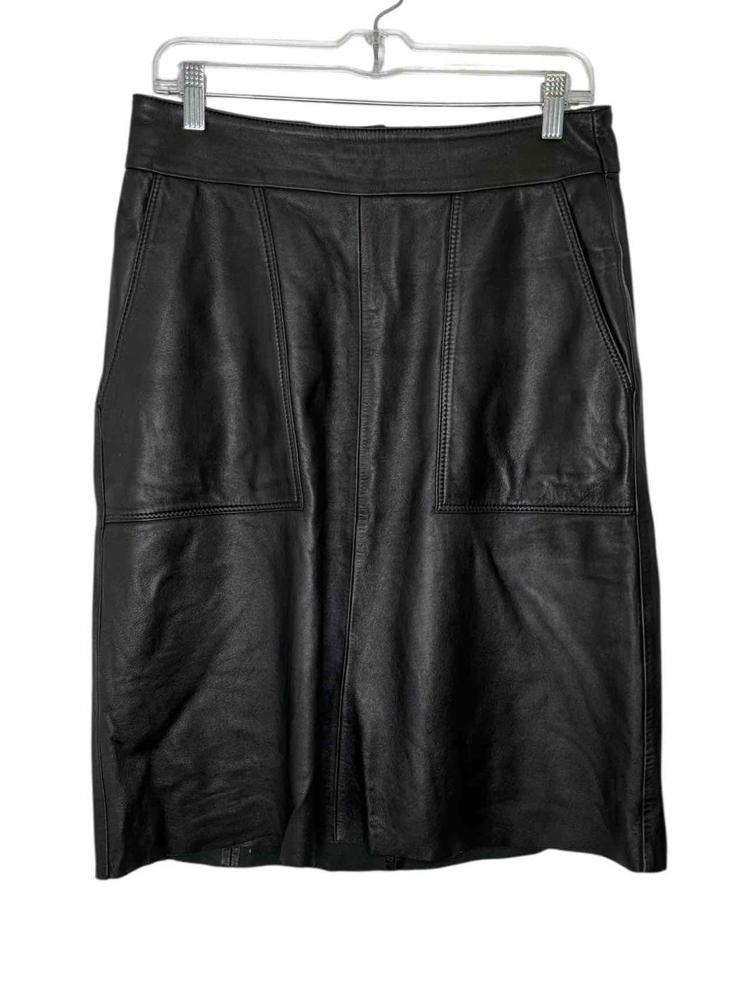 Size 6/8 Leather Pre-Owned Skirt- Ladies