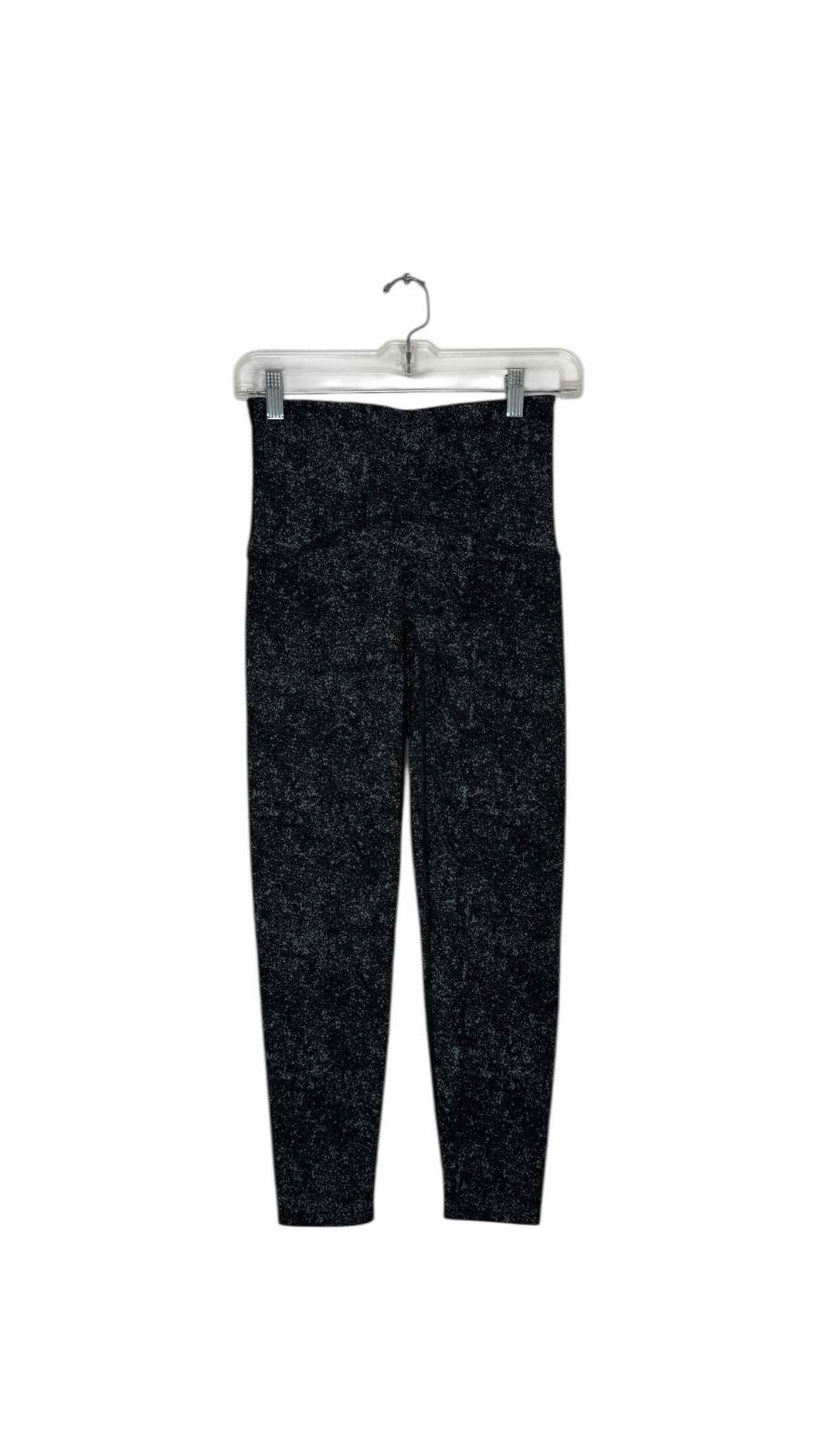 Spanx Size Small Green Print Pre-Owned Leggings- Ladies