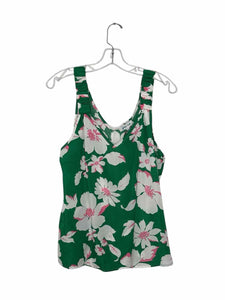 Grace & Lace Size M/L Green Floral New w/ Tags Tank Top- Ladies