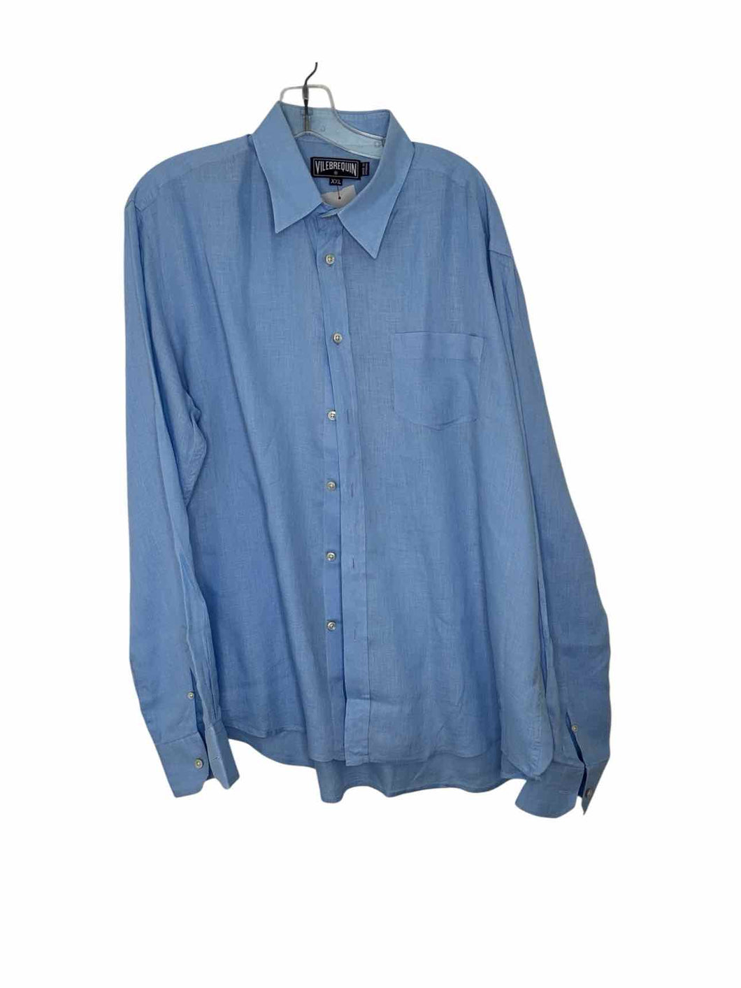 Vilebrequin Size XXL Blue Pre-Owned Shirt- Mens