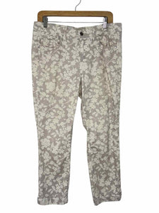 Pilcro Size 31 Beige Print Pre-Owned Pants- Ladies