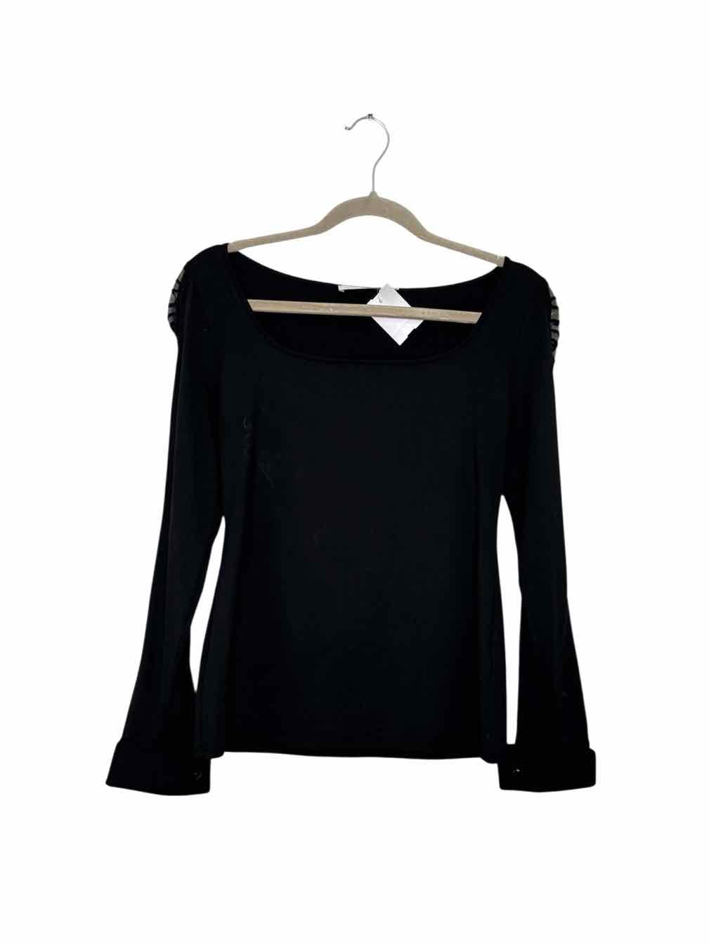 anne fontaine Size 8 Black Pre-Owned Top- Ladies
