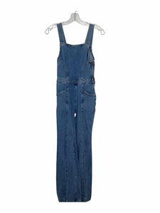 Free People Size 0 Denim Pre-Owned Overalls- Ladies