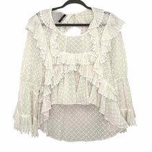 Load image into Gallery viewer, Isabel Marant Size 6 White Pre-Owned Blouse- Ladies
