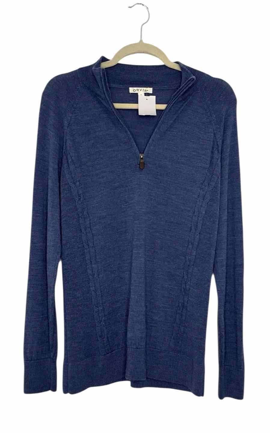 Orvis Size M Blue Pre-Owned Sweater- Mens