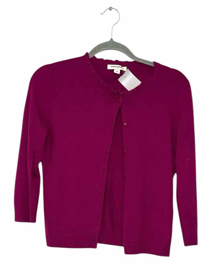 Banana Republic Size Small Magenta Pre-Owned Sweater- Ladies