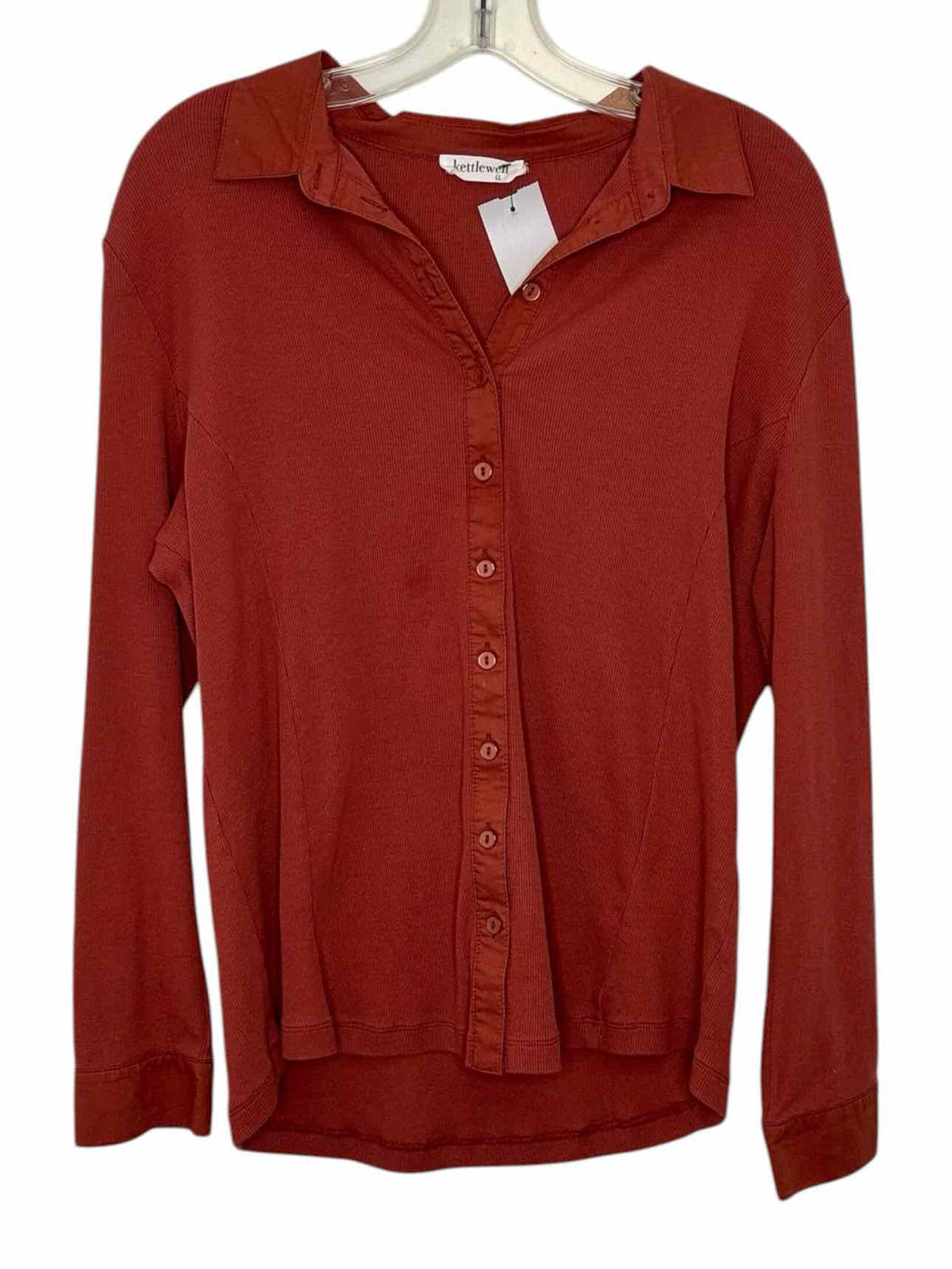 Size X-Large Rust Pre-Owned Top- Ladies