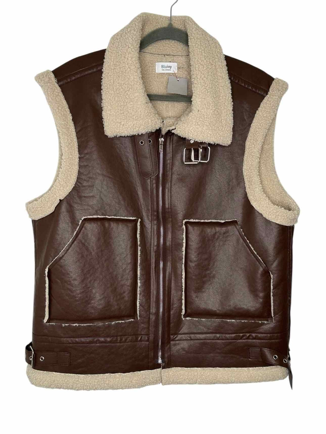 BluIvy Size M/L Brown Pre-Owned Vest- Ladies