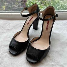Load image into Gallery viewer, Prada Size 39 Black Heels Pre-Owned Shoes- Ladies
