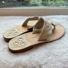 Load image into Gallery viewer, Jack Rogers Size 9 Beige Sandal Pre-Owned Shoes- Ladies
