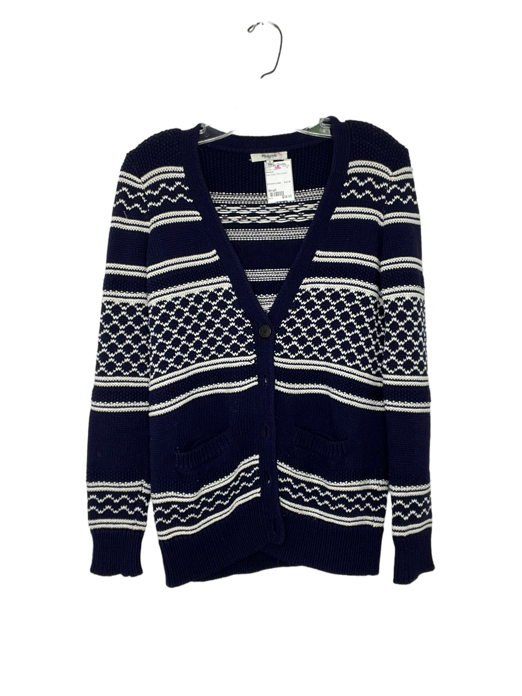 Madewell Size Small Navy Stripe Sweater- Ladies