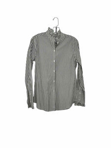 Nili Lotan Size Medium Black Stripe Pre-Owned Shirt- Ladies
