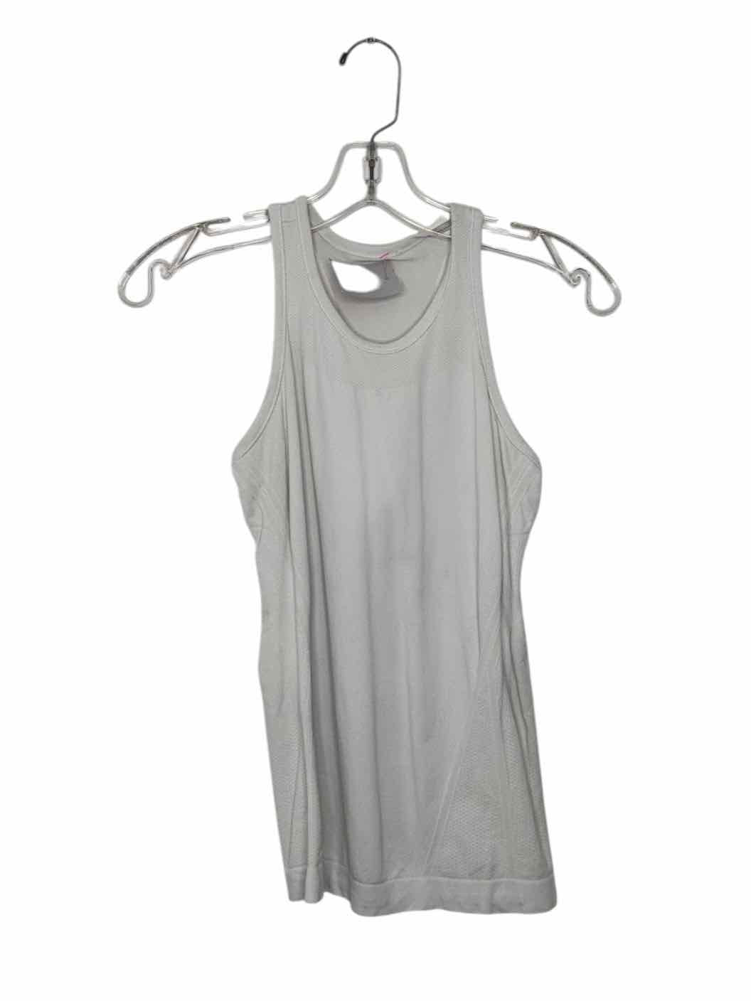 Athleta Size Small White Pre-Owned Tank Top- Ladies