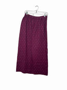 Flax Size Small Raspberry Pre-Owned Skirt- Ladies