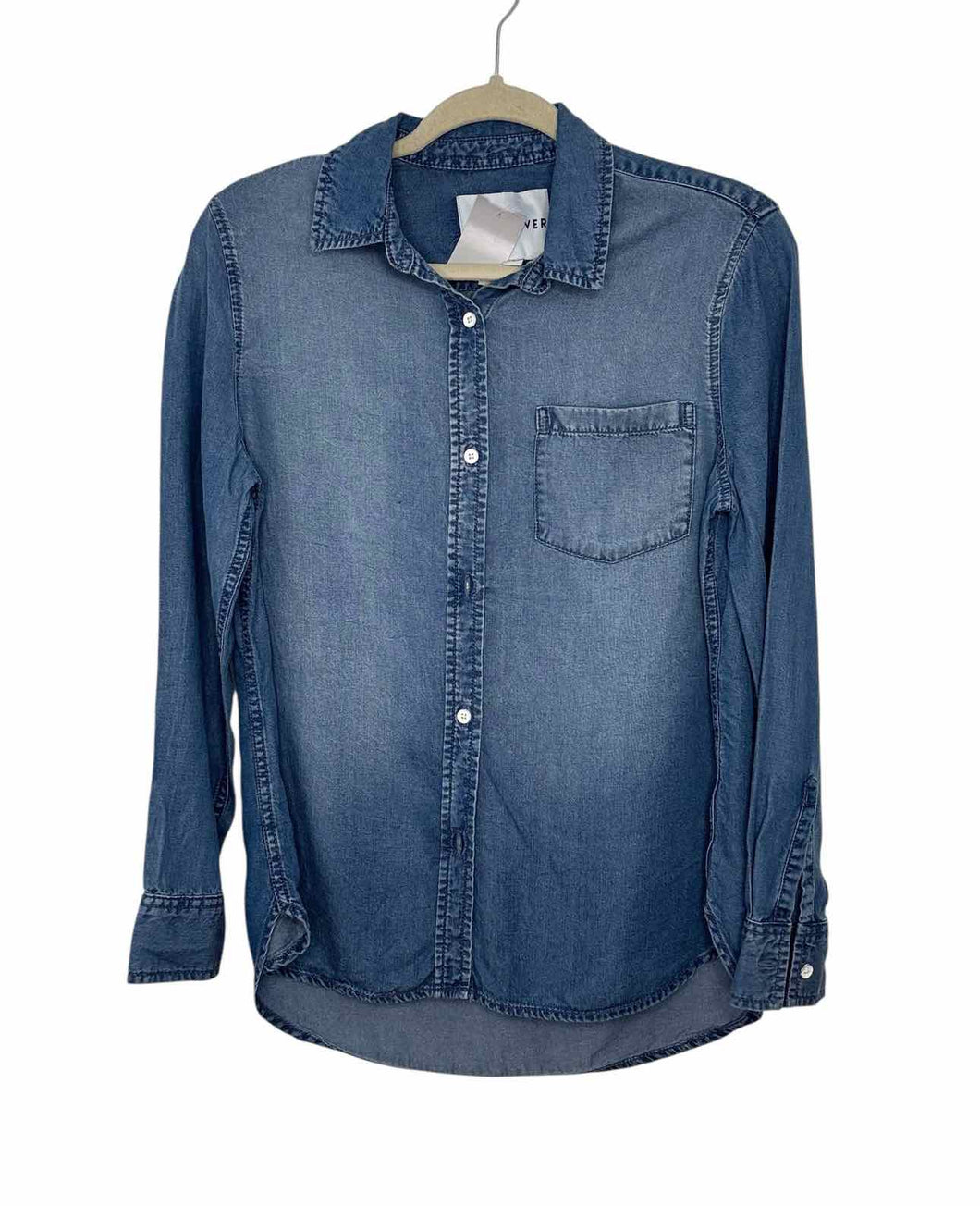 Lola River Size Small Denim Pre-Owned Shirt- Ladies
