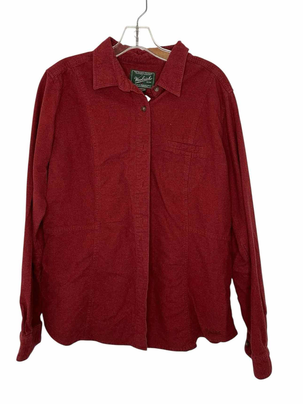 Woolrich Size X-Large Rust Pre-Owned Shirt- Ladies