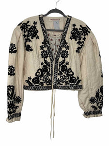 Free People Size Small Tan Pre-Owned Jacket- Ladies