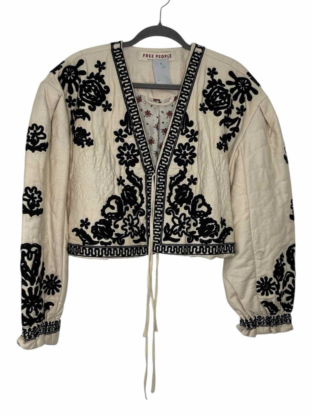 Free People Size Small Tan Pre-Owned Jacket- Ladies