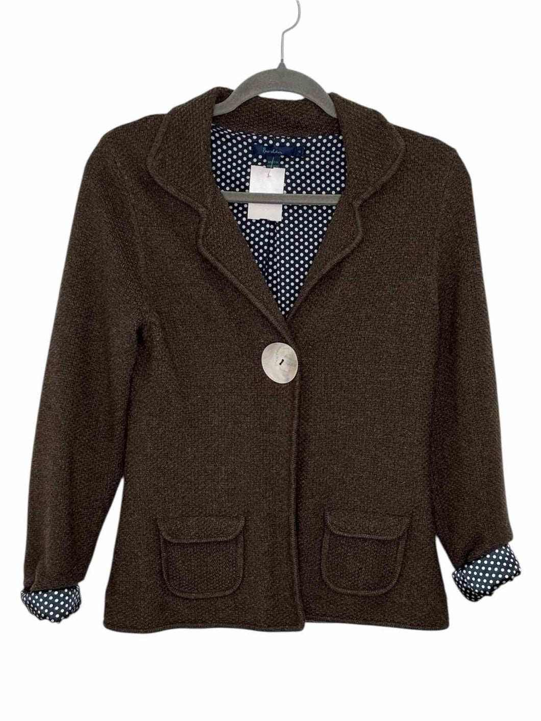 Boden Size 8 Grey Pre-Owned Blazer/Indoor Jacket- Ladies