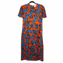 Load image into Gallery viewer, Hunter Bell Size 2 Orange Print Pre-Owned Dress- Ladies
