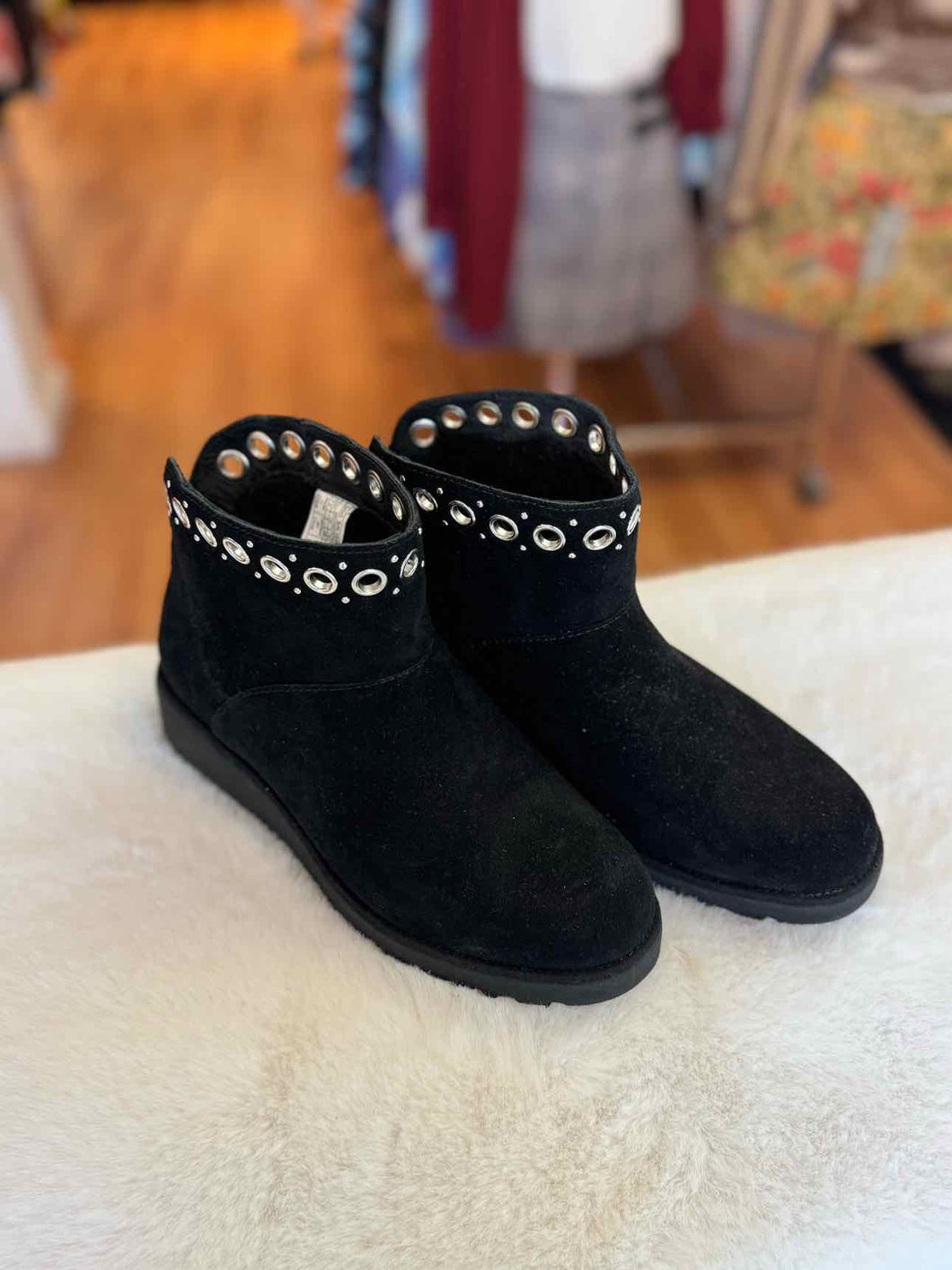 Ugg Size 7.5 Black Footwear- NWOB Boots- Ladies