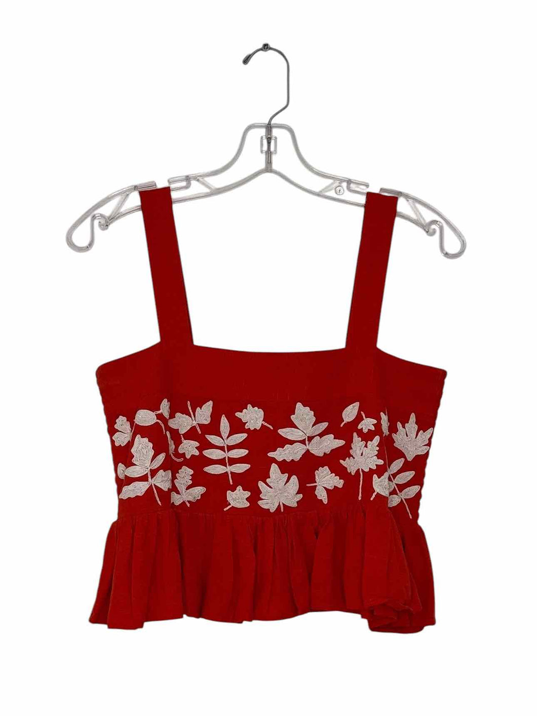 Carolina K Size Small Red Pre-Owned Tank Top- Ladies