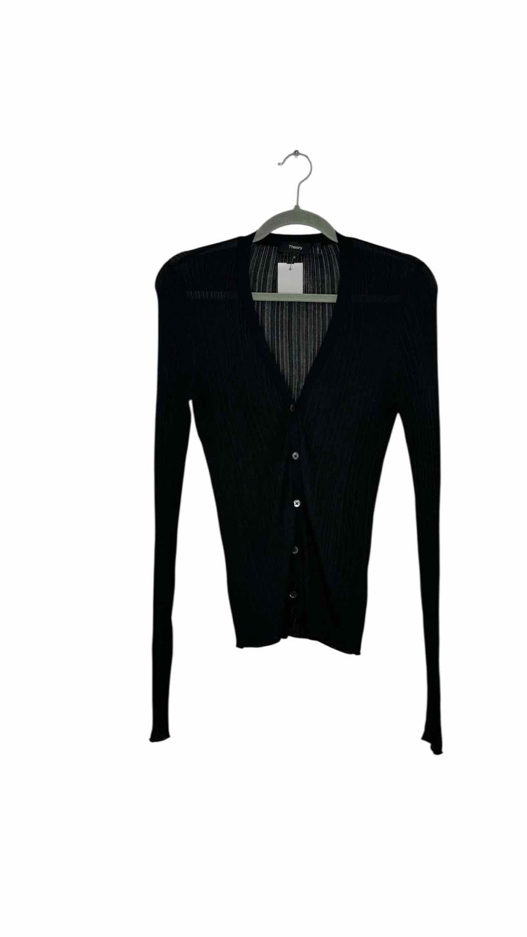 Theory Size Medium Black Pre-Owned Sweater- Ladies