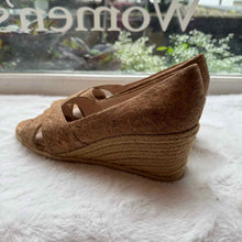Load image into Gallery viewer, Jack Rogers Size 9.5 Cork Wedge Pre-Owned Shoes- Ladies
