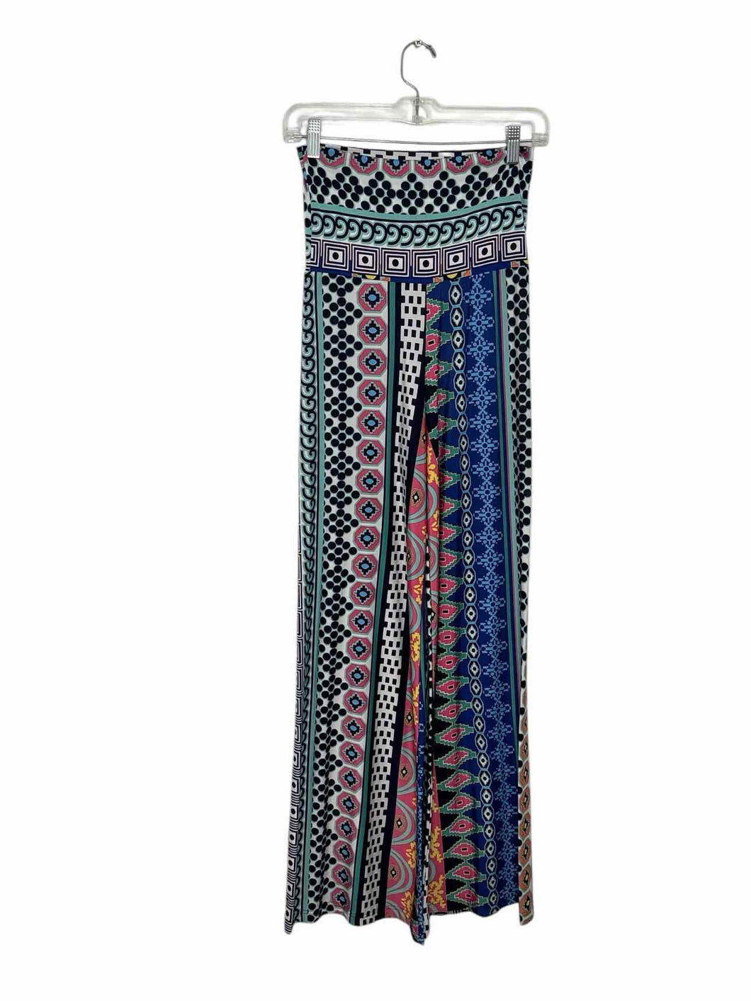 Size Small Blue Print Pre-Owned Pants- Ladies