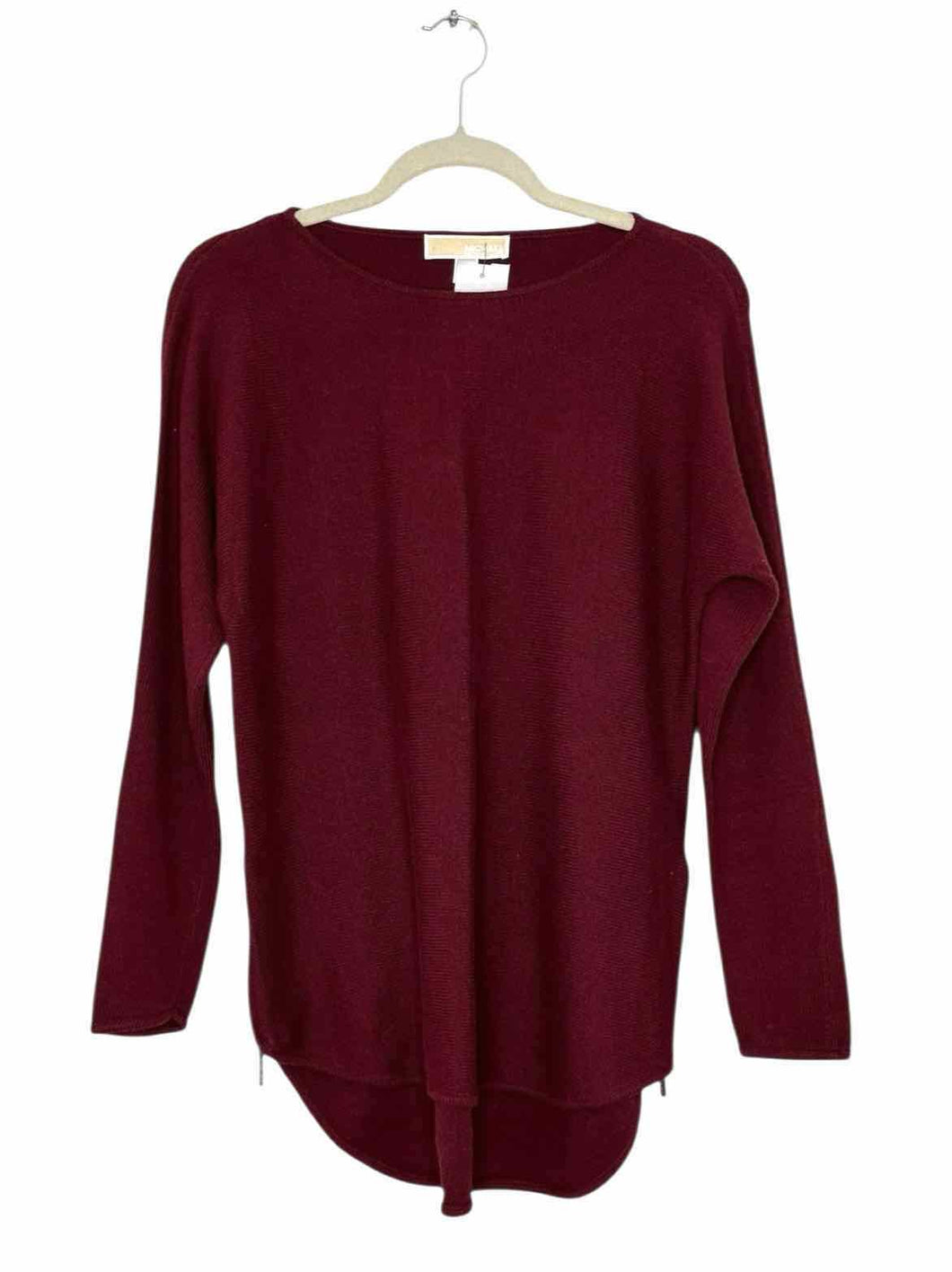 Michael Kors Size Small Burgundy Pre-Owned Sweater- Ladies