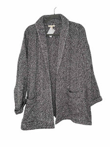 Eileen Fisher Size Large Blk/Wht Pre-Owned Jacket- Ladies