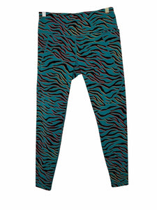 Sweaty Betty Size 8 Blue Print Pre-Owned Leggings- Ladies