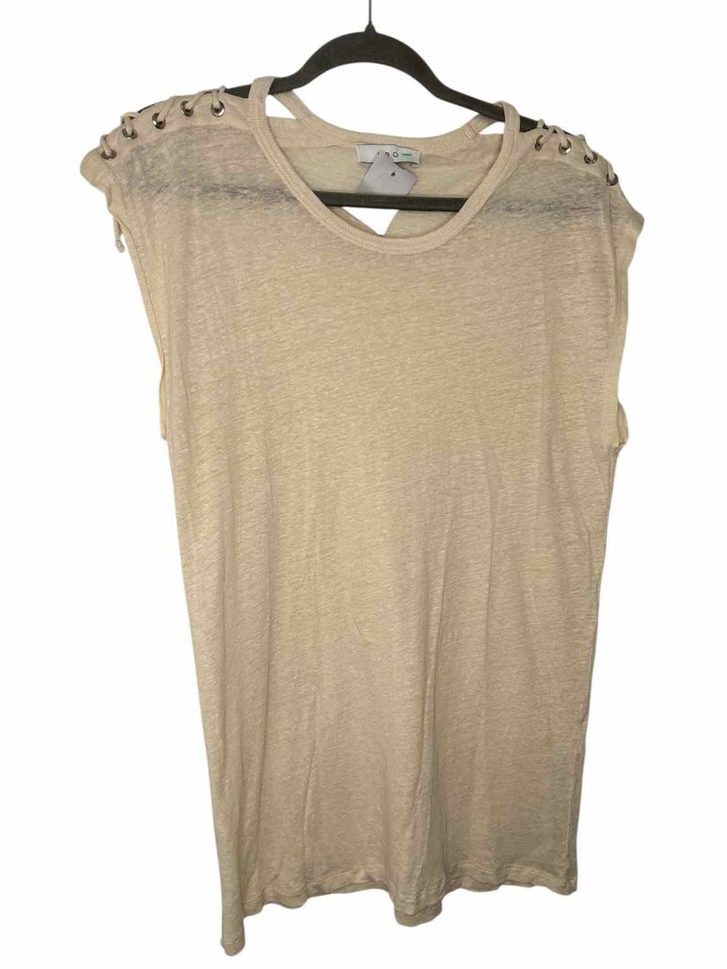IRO Size Small Cream Pre-Owned Tank Top- Ladies