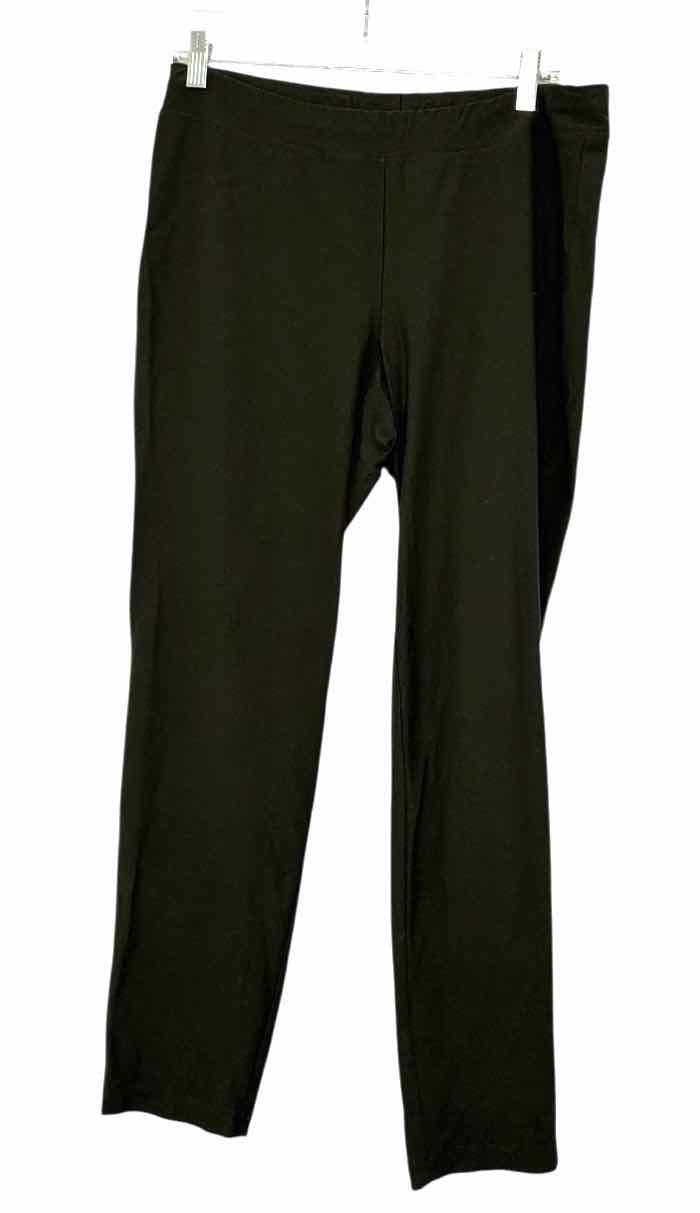 Eileen Fisher Size Medium Olive Pre-Owned Pants- Ladies
