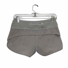 Load image into Gallery viewer, Lululemon Size 4 Grey Pre-Owned Activewear- Shorts
