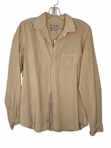 Frank & Eileen Size Large Beige Pre-Owned Shirt- Ladies