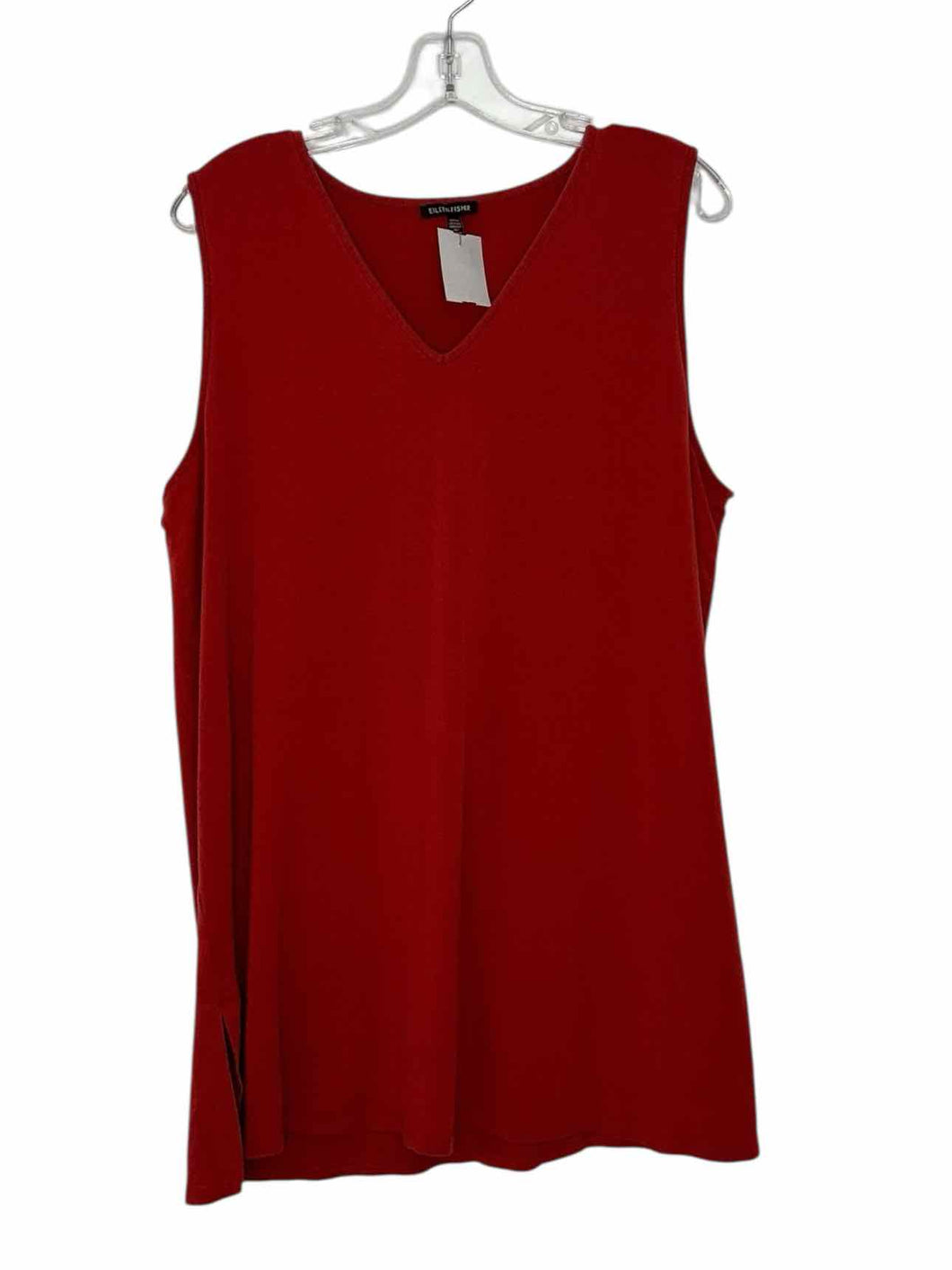 Eileen Fisher Size X-Large Red Pre-Owned Tank Top- Ladies
