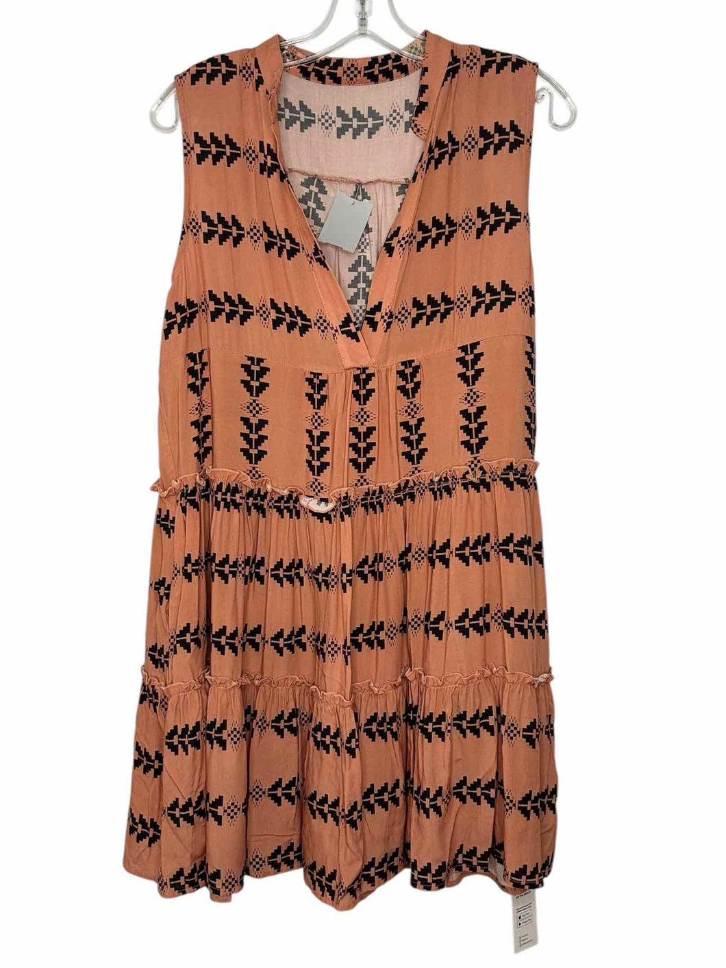 Cupshe Size Medium Tan Print New w/ Tags Dress- Ladies