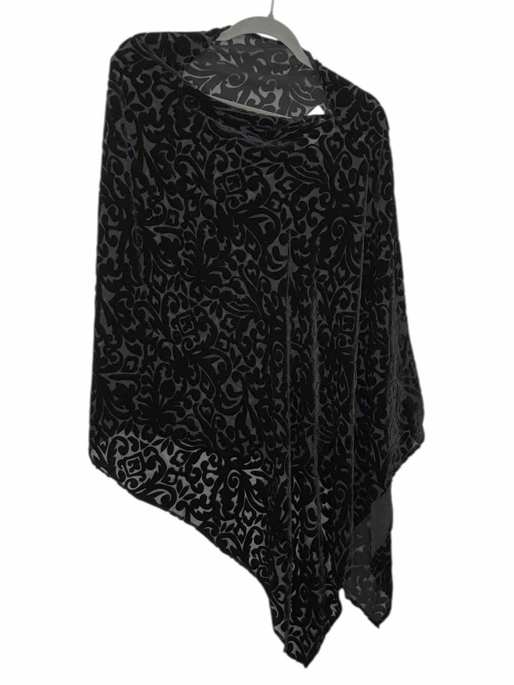 No Brand Label Size One Size Black Pre-Owned Wrap- Ladies