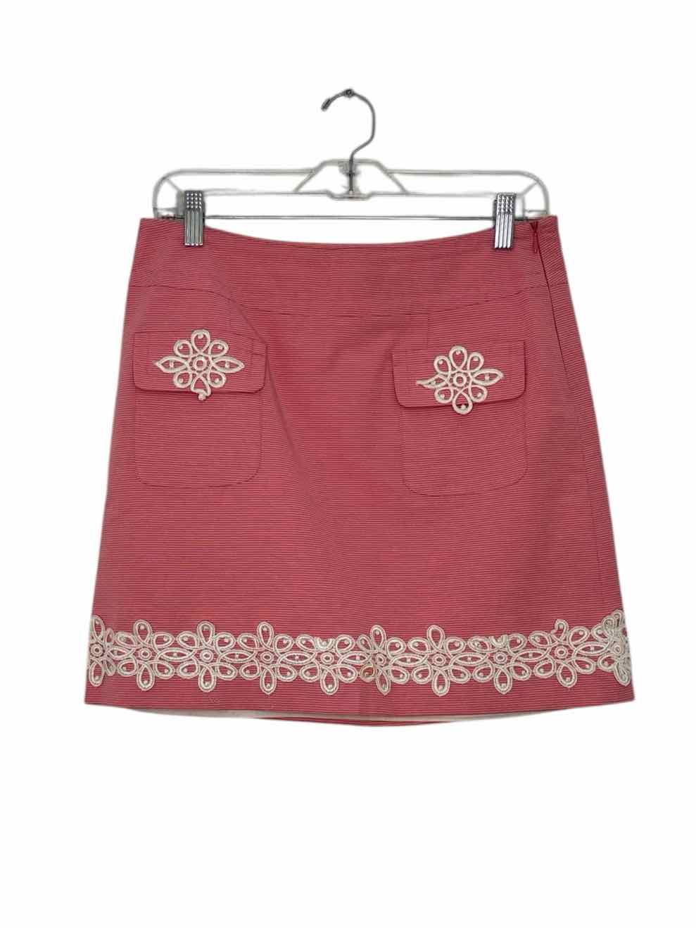Skirtin Around Size 6 Pink Pre-Owned Skirt- Ladies