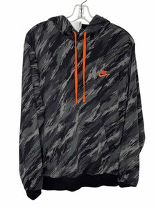 Nike Size M Black Print Pre-Owned Sweatshirt- Mens