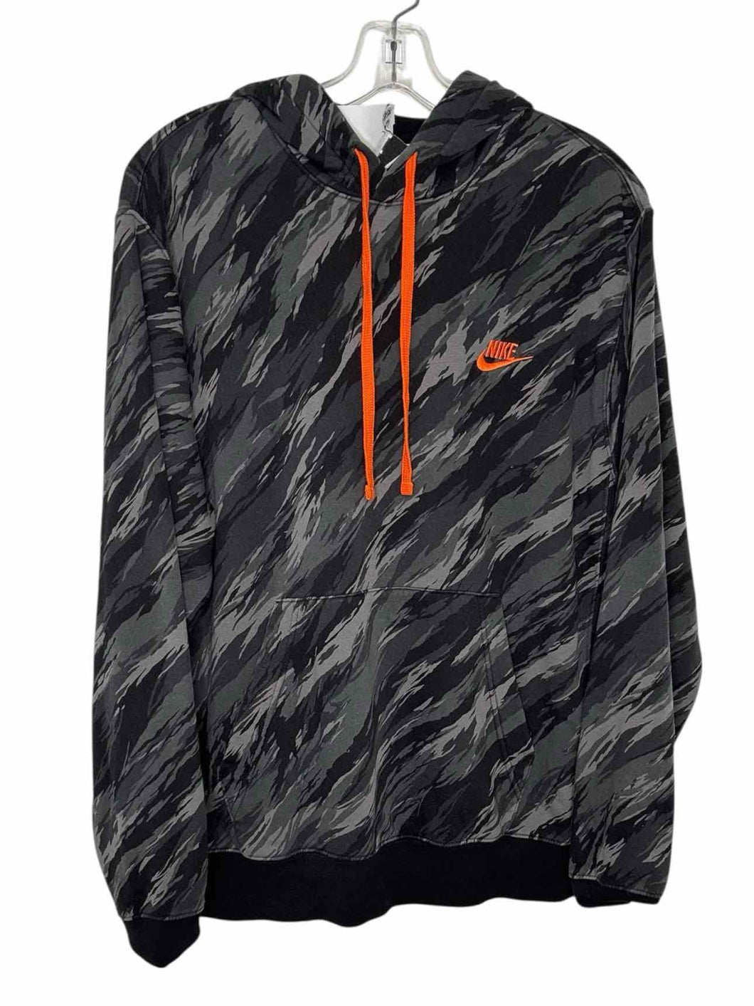Nike Size M Black Print Pre-Owned Sweatshirt- Mens