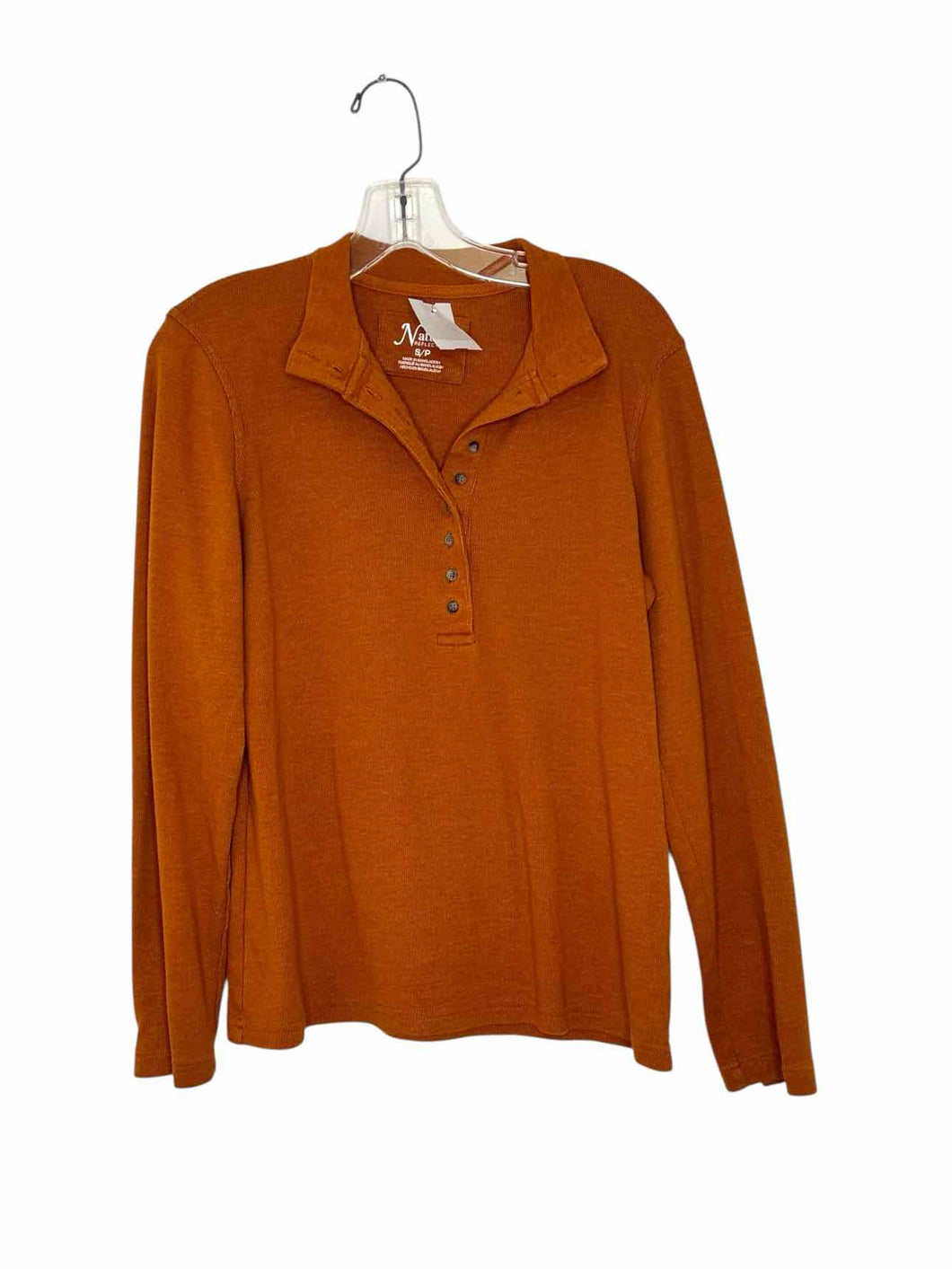 Natural Reflections Size Small Amber Pre-Owned Top- Ladies