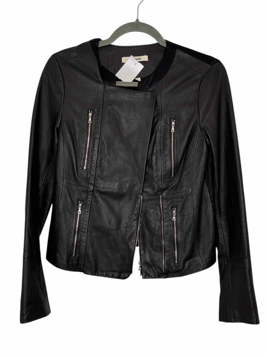 J Brand Size Small Black Pre-Owned Jacket- Ladies